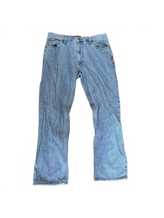 Tommy Hilfiger Other - Vintage 90s Tommy Jeans - Light Wash Embroidered Flag Pocket Denim (36x32)